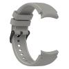 DKEnjoy Watch Band Compatible for Samsung Galaxy Watch 6/5/4, 6 Classic, 5 Pro 45mm, 4 Classic, 3 41mm Strap, Silicone Adjusted Replacement Wristband (Small, Gray) view 2