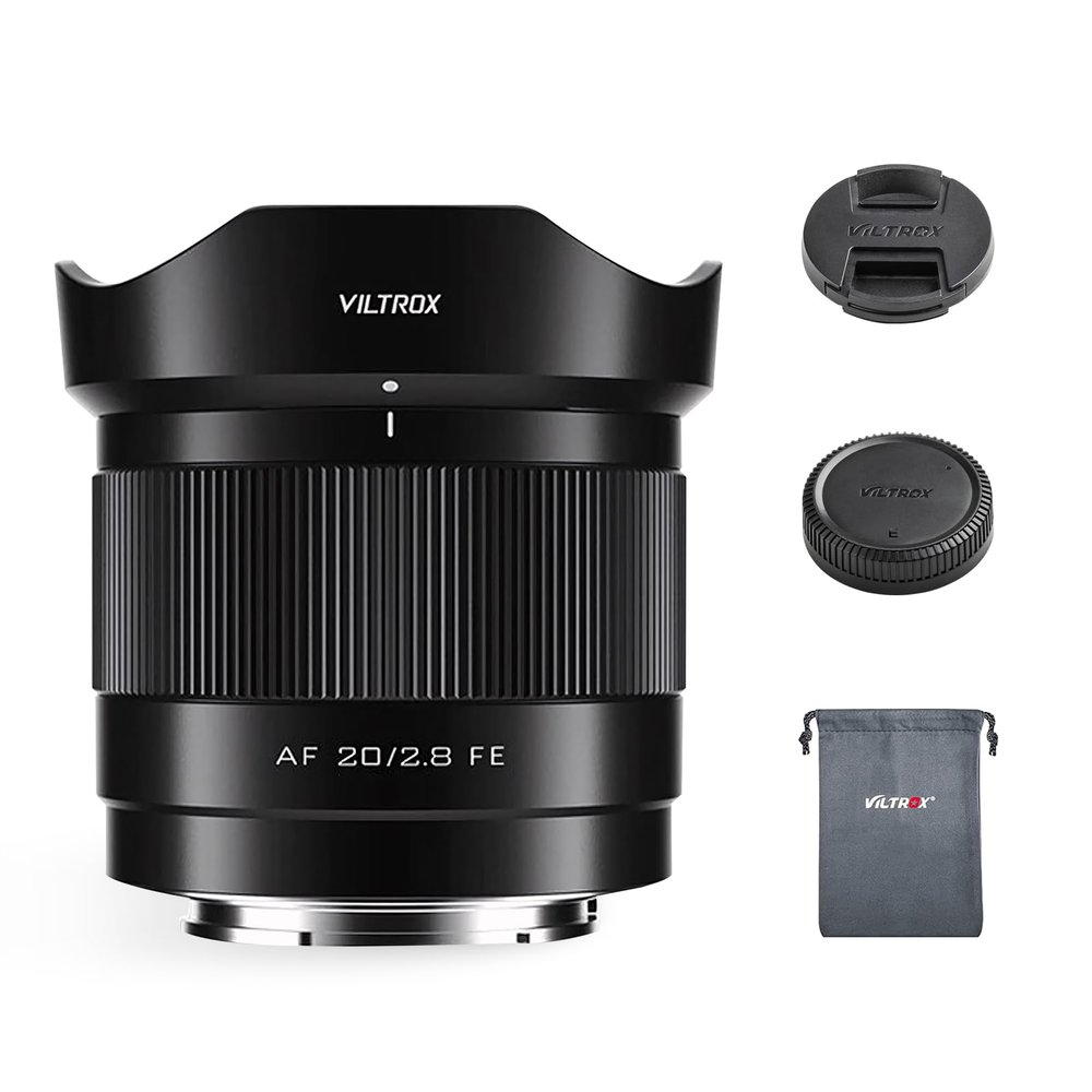 VILTROX FE 20mm f2.8, Full Frame E-Mount AF Lens - Super Wide Angle for Sony e Mount a7III, a7IV, a7R, FX30, ZV-E1, a6100, a6400, a6000, a7SII, a7III, a7C, a7II, a7RII, A1