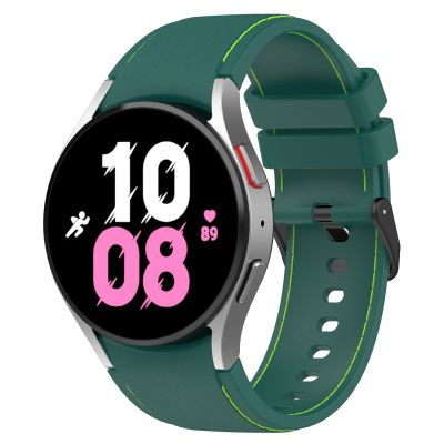 DKEnjoy Watch Band Compatible for Samsung Galaxy Watch 6/5/4, 6 Classic, 5 Pro 45mm, 4 Classic, 3 41mm Strap, Silicone Adjusted Replacement Wristband (Small, Green)