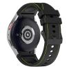 DKEnjoy Watch Band Compatible for Samsung Galaxy Watch 6/5/4, 6 Classic, 5 Pro 45mm, 4 Classic, 3 41mm Strap, Silicone Adjusted Replacement Wristband (Small, Black/Green) view 2