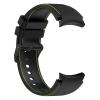 DKEnjoy Watch Band Compatible for Samsung Galaxy Watch 6/5/4, 6 Classic, 5 Pro 45mm, 4 Classic, 3 41mm Strap, Silicone Adjusted Replacement Wristband (Small, Black/Green) view 3