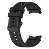 DKEnjoy Watch Band Compatible for Samsung Galaxy Watch 6/5/4, 6 Classic, 5 Pro 45mm, 4 Classic, 3 41mm Strap, Silicone Adjusted Replacement Wristband (Small, Black/Green) view 4