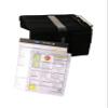 Crystal Pilot Reversible Kneeboard with Flight Notepad and Medium VFR-IFR Cheat Sheet with Sectional and WAC Scale. view 1