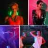 Xcello LED Circle Light with Pan Tilt for Photography RGB Colors, 3 Main Color Temperatures, and USB Charging view 4