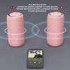 Monster S310 Upgraded Bluetooth Speaker, Portable Speaker, 30W True Wireless Stereo Pairing Deliver Dynamic Sound, IPX6 Waterproof, Bluetooth 5.2 Built-in Mic, 24H, for Family Outdoor Pink view 3