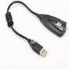 USB 2.0 External Audio Adapter, 7.1 Stereo Sound Card Dynamic 3D Surround Sound Card 5Hv2 Channel Converter to 3.5mm Headphone Microphone Jack for Computer Notebook view 2