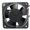 24V 624NR 80mA 1.9W 6025 Cooling Fan 60X60X25MM 2-Wire, Black view 2
