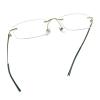 LifeArt Pure Titanium Frame Glasses/Blue Light Blocking Reading Glasses, Reduce Eyestrain, Stylish for Men and Women(Gold,+1.50 Magnification) view 1