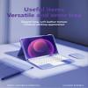 720 Rotating Keyboard Case for for iPad 9th 8th 7th Generation 10.2-inch 2021/2020/2018, iPad Air 3 2019, 2017, iPad Pro 10.5-inch Detachable Clear Back Cover with Touchpad Wireless Mouse (Purple) view 3
