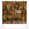 1 Year Old Birthday Bear Photography Background Newborn Child Cake Cake Portrait Backdrop Photo Studio Photo Background Decoration Banner 7x5 feet view 4