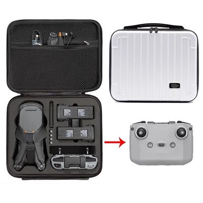 ELBFAE Suitable for DJI Mavic 3 classic storage box, suitcase, portable storage, hard shell Mavic 3 accessory waterproof bag (Color : Silver black liner)