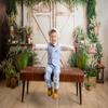 Kate Easter Backdrop Spring Barn Door Photography Background Green Plants Easter Photo Backdrop, 106.5ft view 4