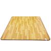 MOFGOE Floor Heating Mats - Electric Heated Rug, Large Area Rug Floor Heater, 150x200cm, Brown Leather, 60 Levels Adjustable Thermostat, Waterproof, 12 Hour Timer view 1