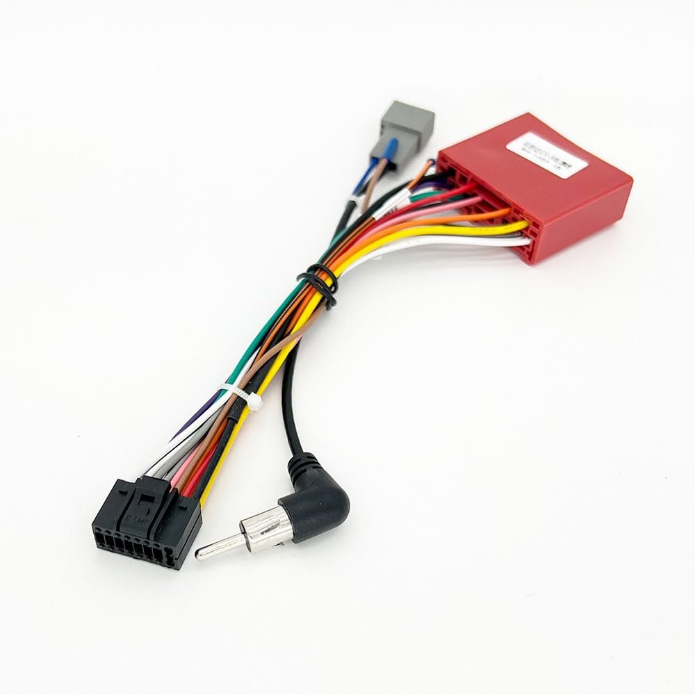 16pin Car Radio Stereo Power Retrofit Wiring Harness Cable for Mazda 3 Mazda 5 Mazda 6 Mazda 8 Mazda CX-5 Mazda CX-7 with Radio Antenna Adapter