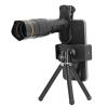 Portable 32X Phone Camera Lens HD Zoom Lens Clip On, Double Adjustment Eyepiece System, Large Aperture Objective Lens, Multiple Use Modes, Widely Applicable for Photo Video view 1