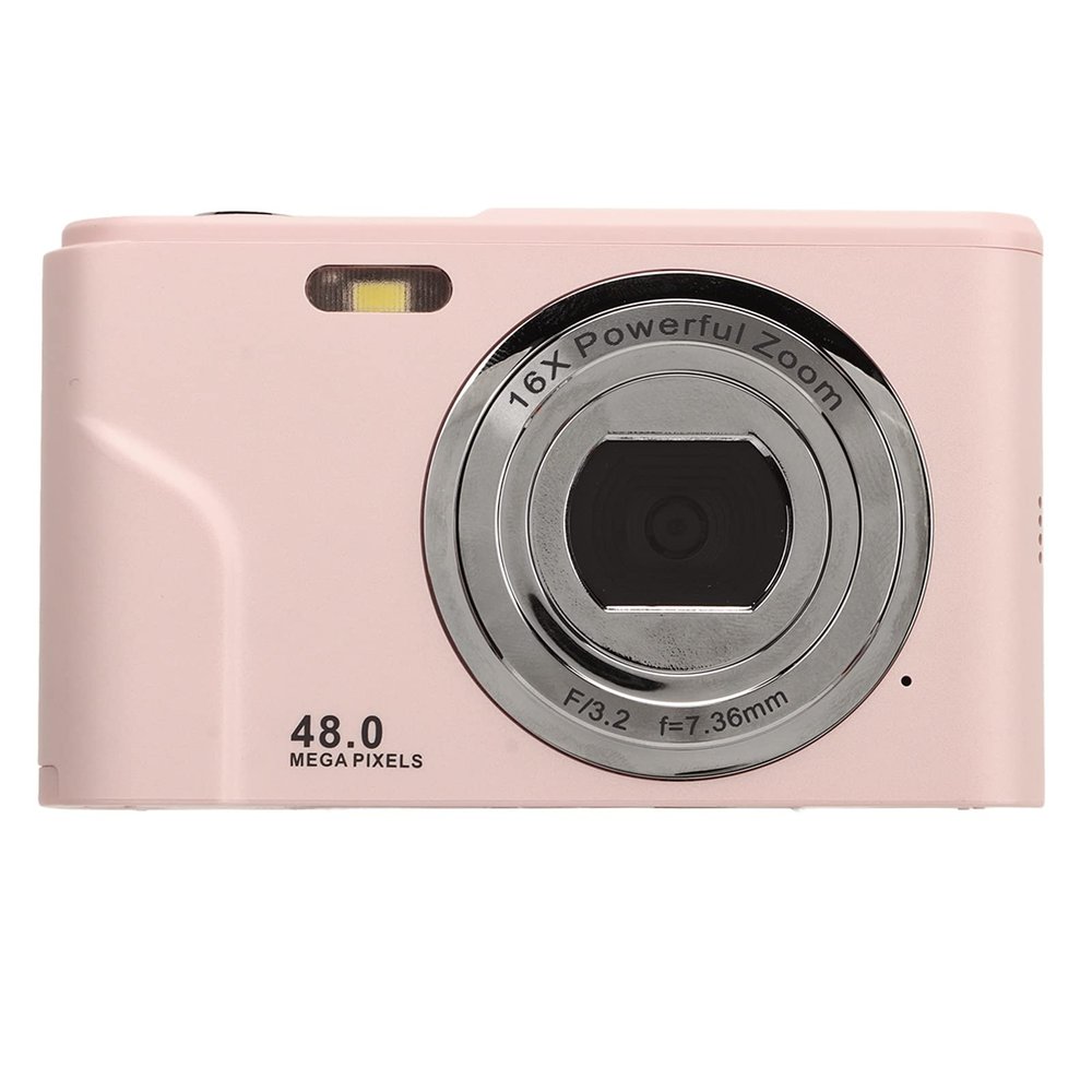 48MP Digital Camera, 1080P Video, 16x Digital Zoom with 2.4 inch Display, Auto Focus, Long Battery Life, Compact and Portable for Travel, Graduation, Weddings (Fairy)