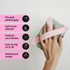 Strapsicle Silicone Hand Strap  Kindle & Paperwhite (6) Gen 710, 6 Kobos  Medium  2-Pack  Blush  Comfy Alternative to Case or Cover view 4