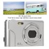 48MP Digital Camera, 1080P Video, 16x Digital Zoom with 2.4 inch Display, Auto Focus, Long Battery Life, Compact and Portable for Travel, Graduation, Weddings (Silver) view 4