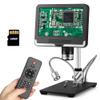 BUTXET 200X Magnification Zoom 7" LCD Digital Microscope for Phone Repair SMD CPU Soldering, 2MP HD Image Sensor, 1080P Video Record view 1