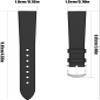 18 mm Bracelets Compatible with Withings ScanWatch Light 37 mm Leather Strap, Replacement Strap, Leather Strap, Wrist Band Accessory for ScanWatch Light 37 mm Watch Strap (Wine), Leather, Leather view 4