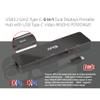Club 3D 6-in-1 Dual Displays USB Type-C Video 4K 60Hz Portable Dock, Black view 2