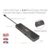 Club 3D 6-in-1 Dual Displays USB Type-C Video 4K 60Hz Portable Dock, Black view 4