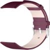 18 mm Straps Compatible with Withings ScanWatch 38 mm Leather Strap, Replacement Strap, Leather Strap, Wrist Band Accessory for ScanWatch 38 mm Watch Strap (Wine), Leather, Leather view 3