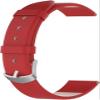 18 mm Straps Compatible with Withings ScanWatch 2, 38 mm Leather Strap, Replacement Strap, Leather Strap, Wrist Band Accessory for ScanWatch 2, 38 mm Watch Strap (Red), Leather, Leather view 1