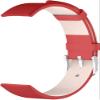 18 mm Straps Compatible with Withings ScanWatch 2, 38 mm Leather Strap, Replacement Strap, Leather Strap, Wrist Band Accessory for ScanWatch 2, 38 mm Watch Strap (Red), Leather, Leather view 3