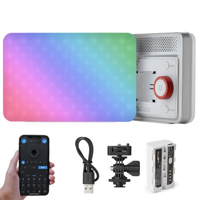 AMBITFUL Video Lighting with APP Control, RGB Full Colour, 10 FX Effects, Hot Shoe Base for Photography Video Lighting Studio, CRI/TLCI 95+ VL15C