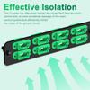 25 MPO Single Mode Fiber Optical Coupler Key Up/Down 8/12/24 Core Adapter view 2