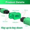 25 MPO Single Mode Fiber Optical Coupler Key Up/Down 8/12/24 Core Adapter view 3