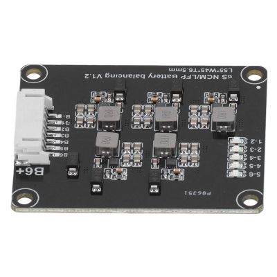 6S Battery Balance Board Battery Balancer Equalization Board Inductive Active Equalizer Balancer with Cable Light Indicator 1.2A 2.0V to 4.5V