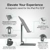 Plugable Magnetic iPad Stand for iPad Pro 12.9 (2022)  Strong Magnetic Mount, 360 Rotation, Foldable & Portable Tablet Holder (AMS-STAND13) view 2