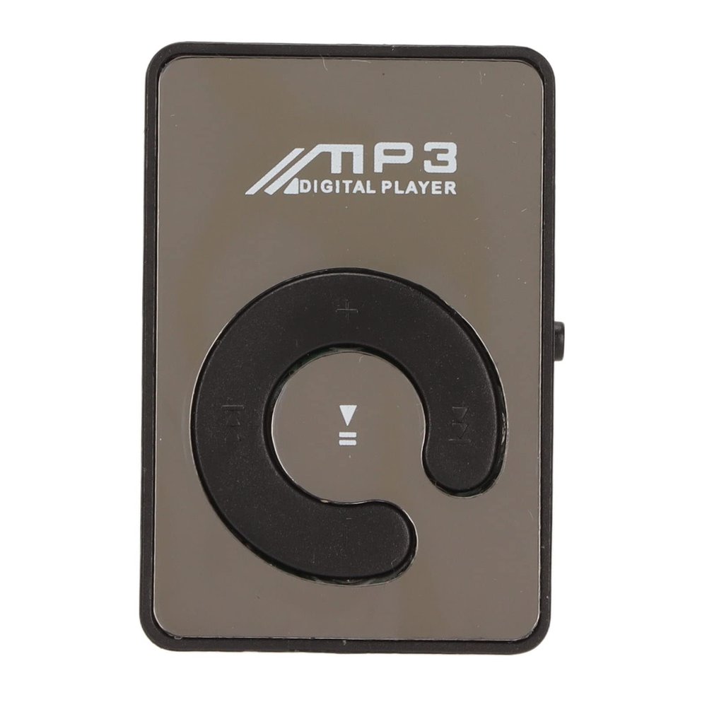MP3 Player, Mini Music Player with Memory Card Slot, Portable HiFi Music Player, Back Clip Design, Lightweight, Ideal for Sport, Charging Cable Included (Black)
