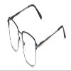 Calabria Ernest 4844 Rectangular Blue Light Blocking Reading Glasses +2.75 Satin Navy Blue Silver Men Women view 1