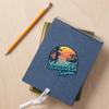 Die Cut Sticker Coronado Bay, California, Sunset Stripes, Palm and Lifeguard Booth, Vinyl Sticker, (Waterproof Decal for Cars, Water Bottles, Laptops, Coolers), Large view 3