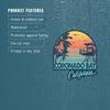 Die Cut Sticker Coronado Bay, California, Sunset Stripes, Palm and Lifeguard Booth, Vinyl Sticker, (Waterproof Decal for Cars, Water Bottles, Laptops, Coolers), Large view 4
