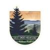 Lantern Press Sticker Great Smoky Mountains National Park, Lithograph Die Cut Vinyl, (Waterproof Decal for Cars, Water Bottles, Laptops, Coolers), Small view 1