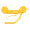 Retro Telephone Receiver, Wired Cell Phone, OneClick Operation, Plug and Play, 3.5mm, Radiationproof for Computers (Yellow) view 2