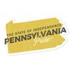 Lantern Press Sticker Pennsylvania, State Pride Die Cut Vinyl, (Waterproof Decal for Cars, Water Bottles, Laptops, Coolers), Small view 1