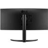 LG 34WR55QC-B 34" Curved UltraWide WQHD HDR 10 100Hz Monitor with USB Type-C, 3440x1440 Curved Display, 100Hz Refresh Rate, AMD FreeSync, Borderless Design view 3