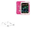 BoxWave Stand and Mount Compatible with KOKODI Writing Tablet for Kids (8.5 in) - Pocket Aluminum Stand 3-in-1, Portable Multi Angle Viewing Riser - Metallic Silver view 1