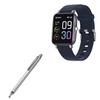 BoxWave Stylus Pen Compatible with Threesheep Smart Watch (1.69 in) - DualTip Capacitive Stylus, Fiber Tip Disc Tip Capacitive Stylus Pen - Metallic Silver view 1
