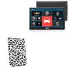 BoxWave Case Compatible with Xgody SAT NAV 718 - Snow Leopard Plush SlipSuit, Animal Leopard Print Padded Soft Sleeve view 1