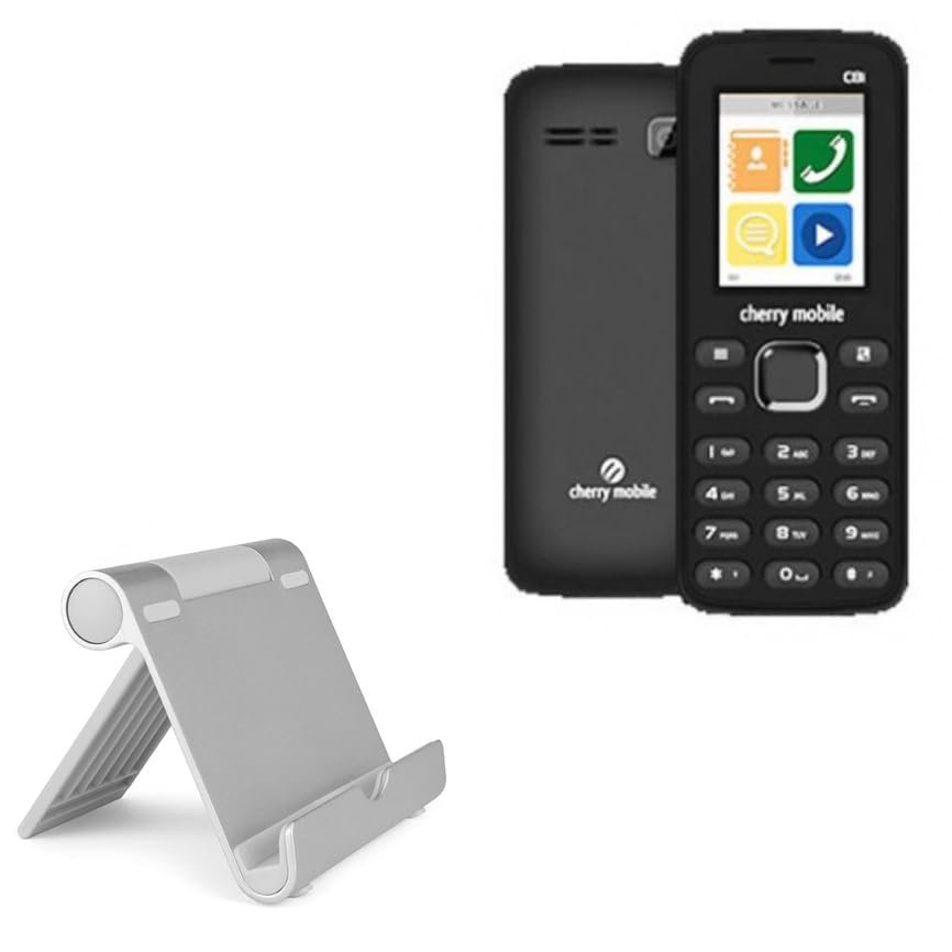 BoxWave Stand and Mount Compatible with Cherry Mobile C8i - VersaView Aluminum Stand, Portable, Multi Angle Viewing Sturdy