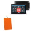 BoxWave Case Compatible with Xgody 504F - Velvet Pouch, Soft Velour Fabric Bag Sleeve with Drawstring - Bold Orange view 1