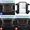 Car Radio for Chevrolet Silverado GMC Sierra 2014-2019 Stereo Replacement Head Unit 14.4 Inch 2K IPS Touch Screen Tesla Style Carplay Android Auto GPS Navigation Multimedia Play OEM 7 InchBlack view 2
