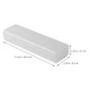 ABOOFAN 2pcs Cable Storage Management Box Cord Organizer Container for Desk Charger Holder for Cables Phone Chargers Power Cords and Office Supplies Transparent Design view 2
