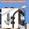 Starlink RV Ladder/Tubing Mount (Made of 316 Stainless Steel and Aluminum), Starlink Bar Mount, Starlink Pole Mount, Starlink Van Roof Rail Mount, Starlink Mounting Kit, Starlink Mount for Camper view 2